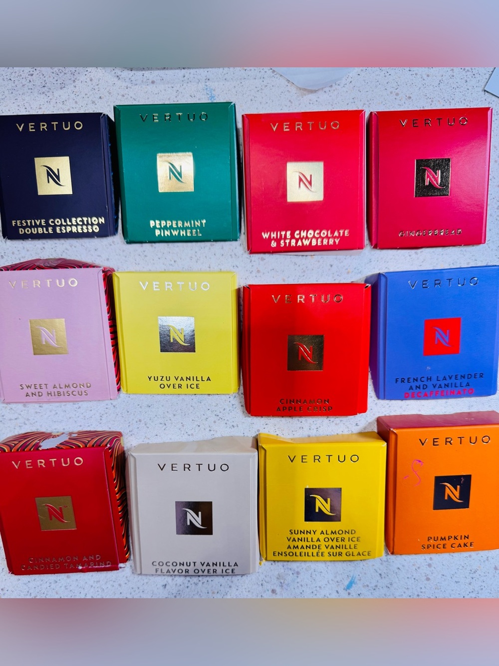 Nespresso VERTUO 12 Limted Ed Assorted Coffee Capsule Variety sampler
